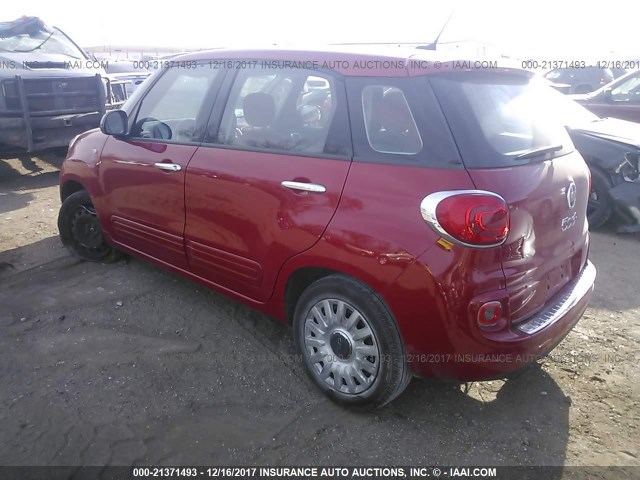 ZFBCFAAHXEZ028867 - 2014 FIAT 500L POP RED photo 3