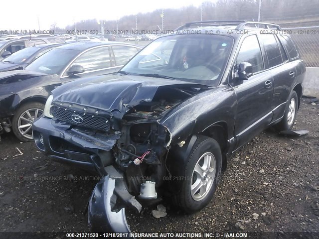 KM8SC13E33U511787 - 2003 HYUNDAI SANTA FE GLS/LX BLACK photo 6