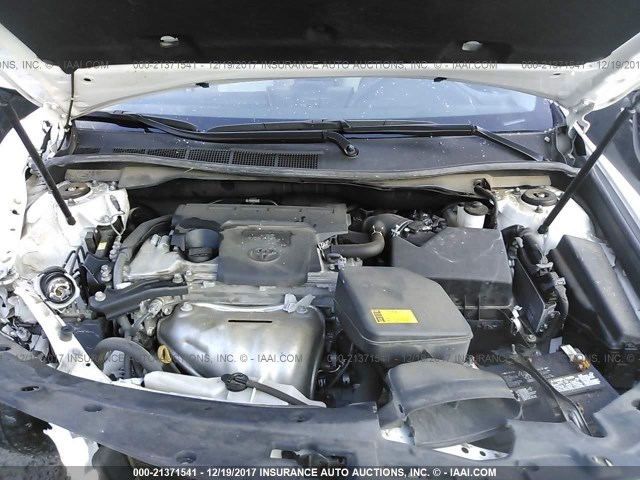 4T4BF1FK9ER359760 - 2014 TOYOTA CAMRY L/SE/LE/XLE თეთრი ფოტო 10