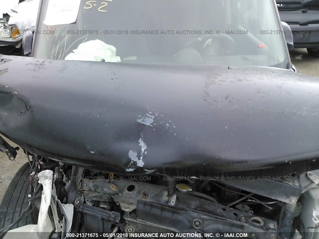 JTLKT324950175831 - 2005 TOYOTA SCION XB შავი ფოტო 10