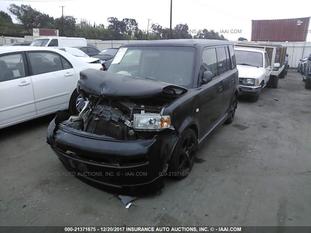 JTLKT324950175831 - 2005 TOYOTA SCION XB შავი ფოტო 2