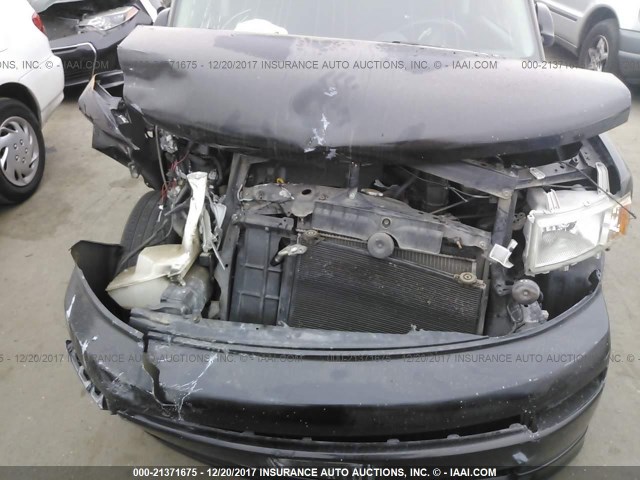 JTLKT324950175831 - 2005 TOYOTA SCION XB შავი ფოტო 6