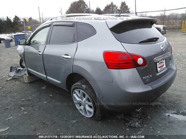 JN8AS5MV8BW666691 - 2011 NISSAN ROGUE S/SV/KROM GRAY photo 3