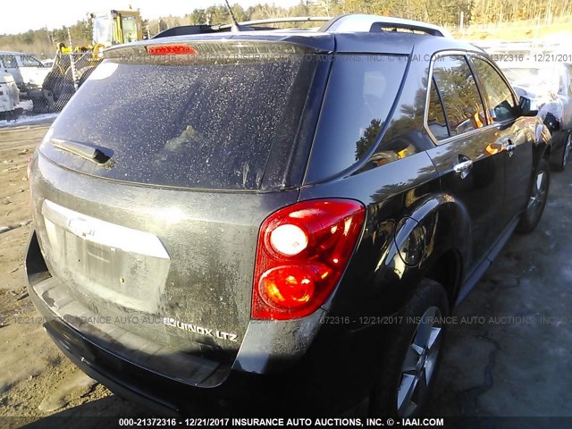 2GNFLGEK6D6302692 - 2013 CHEVROLET EQUINOX LTZ BLACK photo 4