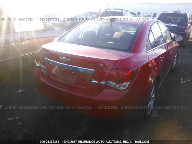 1G1PE5SB3G7226538 - 2016 CHEVROLET CRUZE LIMITED LT RED photo 4