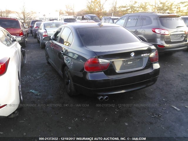WBAVD33556KV64742 - 2006 BMW 330 XI BLACK photo 3