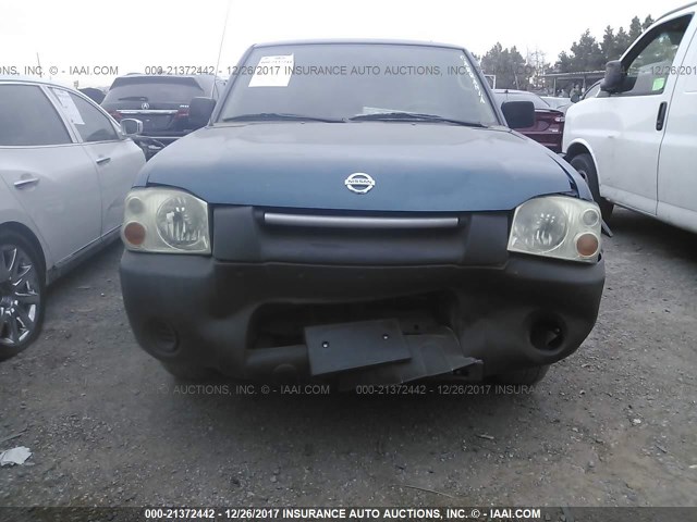1N6DD26S12C314619 - 2002 NISSAN FRONTIER KING CAB XE BLUE photo 6