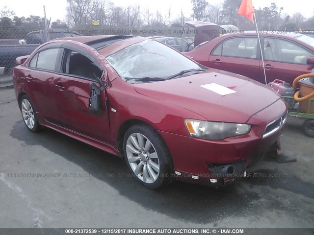 JA3AU86W29U009208 - 2009 MITSUBISHI LANCER GTS RED photo 1