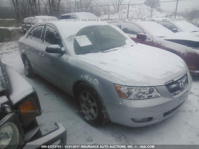 5NPEU46F97H158184 - 2007 HYUNDAI SONATA SE/LIMITED SILVER photo 1