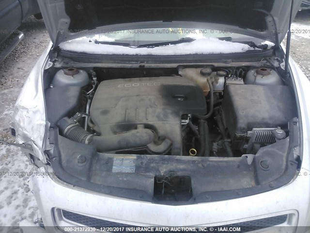 1G1ZB5EB0A4106900 - 2010 CHEVROLET MALIBU LS 银色 照片 10