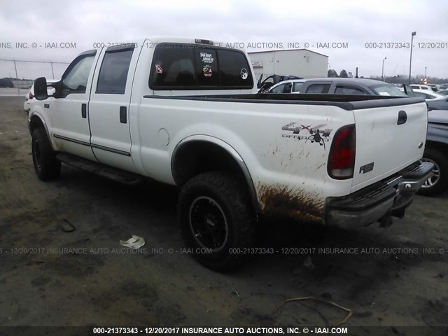 1FTNW21S7XEE35756 - 1999 FORD F250 SUPER DUTY WHITE photo 3