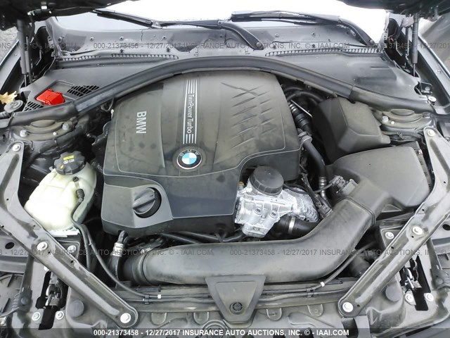 WBA3T3C54FP738524 - 2015 BMW 435 I GRAY photo 10