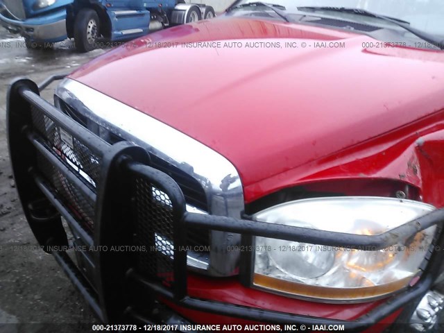 1D7KS28C36J214891 - 2006 DODGE RAM 2500 ST/SLT 红色 照片 10