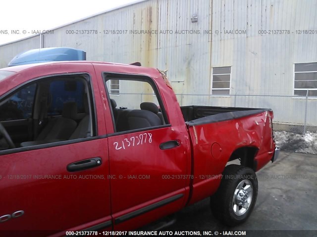 1D7KS28C36J214891 - 2006 DODGE RAM 2500 ST/SLT 红色 照片 6