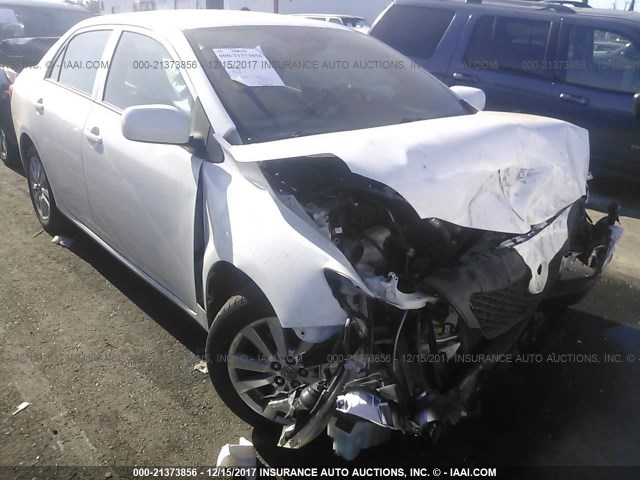 2T1BU4EE9AC363249 - 2010 TOYOTA COROLLA S/LE/XLE WHITE photo 1