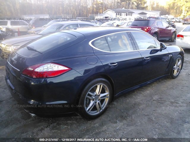 WP0AB2A74BL061746 - 2011 PORSCHE PANAMERA S/4 Dark Blue photo 4