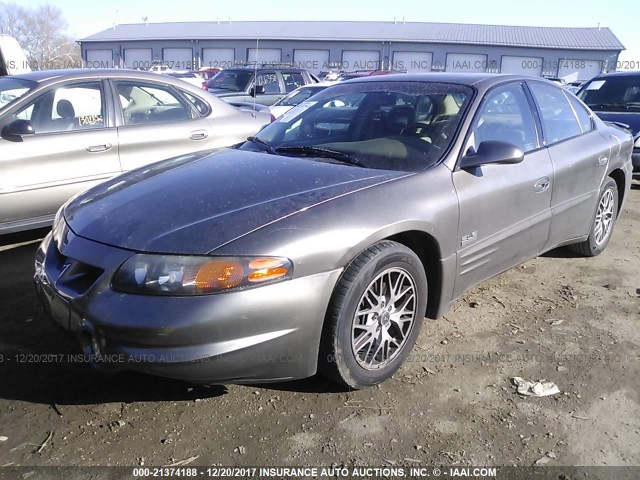 1G2HY54K2Y4283966 - 2000 PONTIAC BONNEVILLE SLE GRAY photo 2