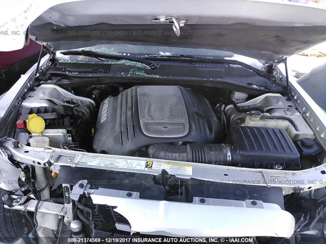 2C3LK63H47H839431 - 2007 CHRYSLER 300C SILVER photo 10