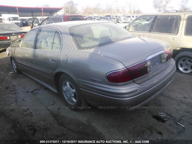 1G4HP54K814198002 - 2001 BUICK LESABRE CUSTOM GRAY photo 3