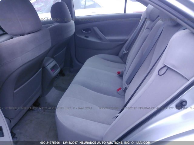 4T1BE46K07U164499 - 2007 TOYOTA CAMRY NEW GENERAT CE/LE/XLE/SE SILVER photo 8