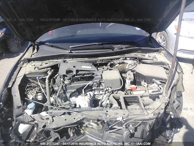 1HGCR2F57HA077196 - 2017 HONDA ACCORD SPORT შავი ფოტო 10