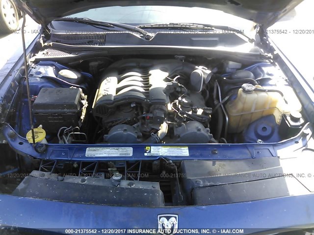 2B3CJ4DV6AH319179 - 2010 DODGE CHALLENGER SE BLUE photo 10