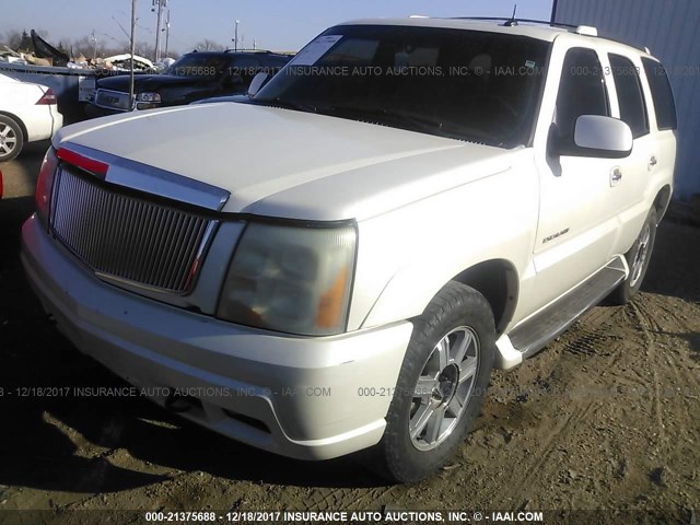 1GYEK63N43R221542 - 2003 CADILLAC ESCALADE LUXURY WHITE photo 2