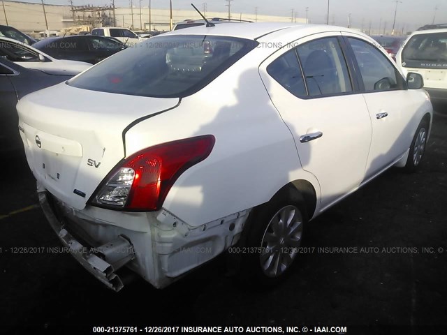 3N1CN7AP6CL873782 - 2012 NISSAN VERSA S/SV/SL WHITE photo 4