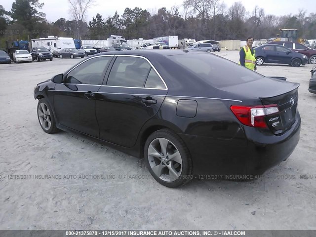 4T1BF1FK2CU196943 - 2012 TOYOTA CAMRY SE/LE/XLE 黑色 照片 3