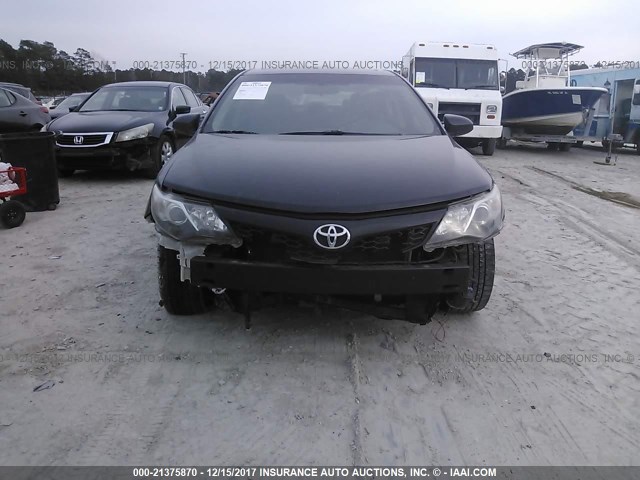 4T1BF1FK2CU196943 - 2012 TOYOTA CAMRY SE/LE/XLE 黑色 照片 6