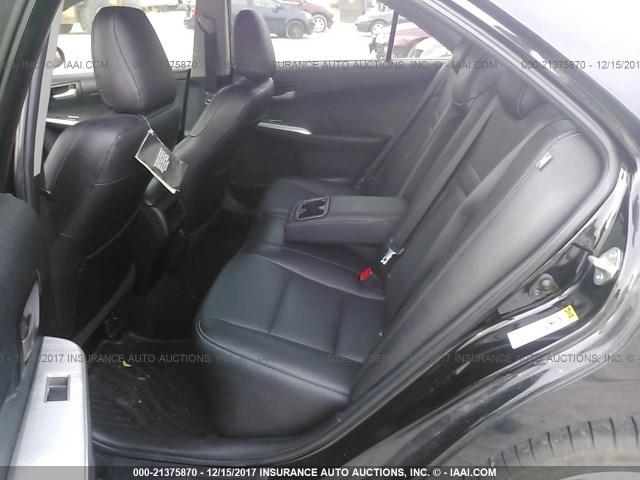 4T1BF1FK2CU196943 - 2012 TOYOTA CAMRY SE/LE/XLE 黑色 照片 8