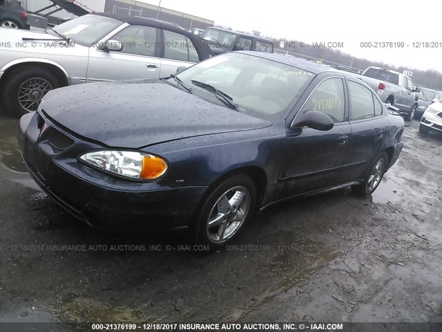 1G2NF52E74M570459 - 2004 PONTIAC GRAND AM SE1 Dark Blue photo 2