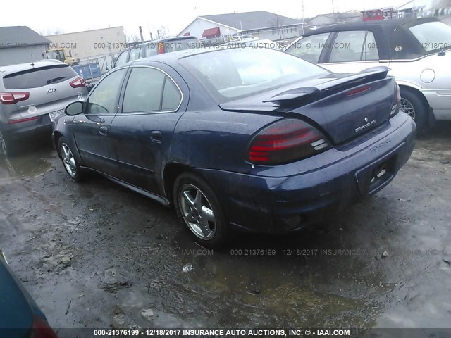 1G2NF52E74M570459 - 2004 PONTIAC GRAND AM SE1 Dark Blue photo 3