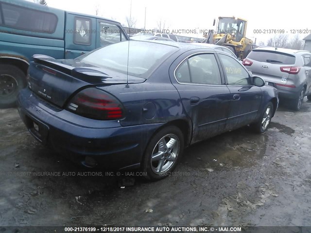 1G2NF52E74M570459 - 2004 PONTIAC GRAND AM SE1 Dark Blue photo 4