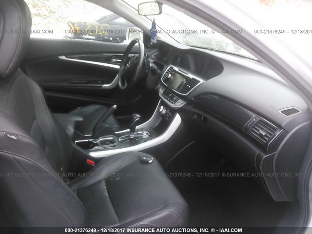 1HGCT2B83EA000774 - 2014 HONDA ACCORD EXL SILVER photo 5