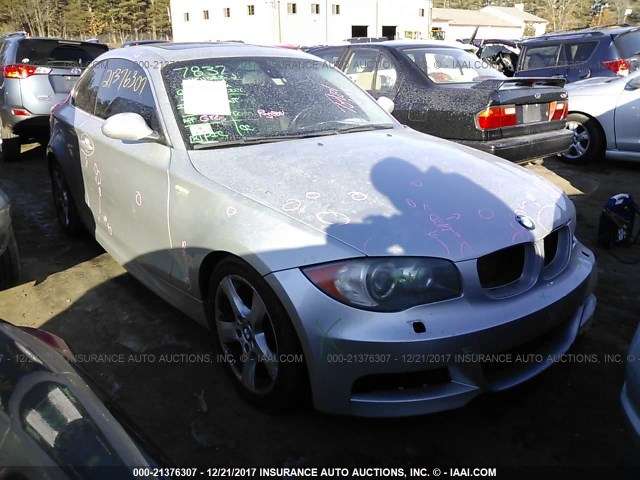 WBAUC73519VK79528 - 2009 BMW 135 I SILVER photo 1