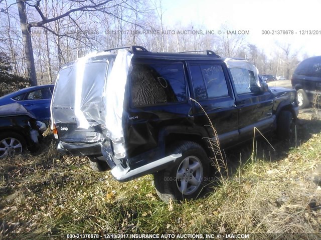 1J4FF68S5XL533515 - 1999 JEEP CHEROKEE SPORT/CLASSIC BLACK photo 4