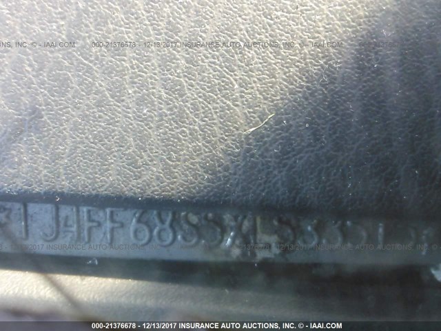 1J4FF68S5XL533515 - 1999 JEEP CHEROKEE SPORT/CLASSIC შავი ფოტო 9