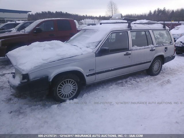 YV1FW8836N2351068 - 1992 VOLVO 740 SILVER photo 2