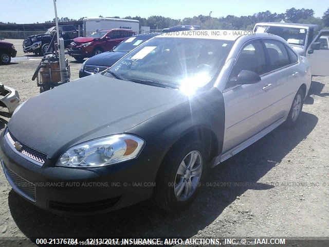 2G1WA5E32E1163583 - 2014 CHEVROLET IMPALA LIMITED LS SILVER photo 2