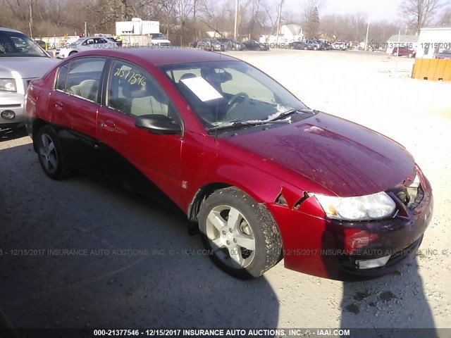 1G8AL55F47Z166463 - 2007 SATURN ION LEVEL 3 MAROON photo 1