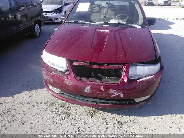 1G8AL55F47Z166463 - 2007 SATURN ION LEVEL 3 MAROON photo 6