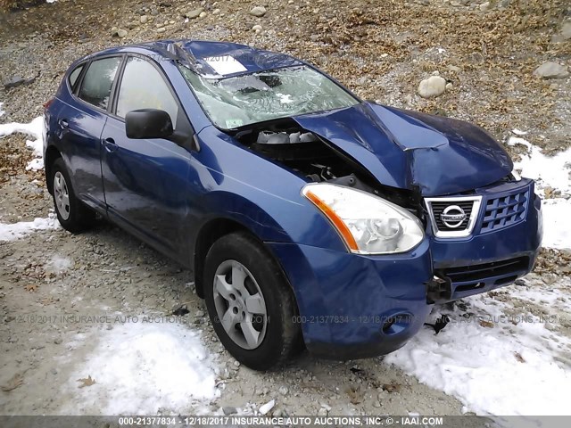 JN8AS58V38W109691 - 2008 NISSAN ROGUE S/SL BLUE photo 1