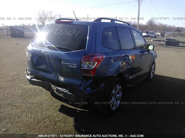 JF2SJADC7FH472420 - 2015 SUBARU FORESTER 2.5I PREMIUM BLUE photo 6