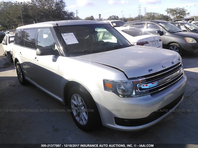 2FMGK5B86EBD41252 - 2014 FORD FLEX SE GRAY photo 1