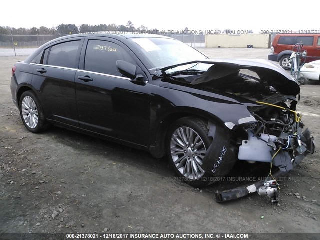 1C3CCBAB9CN149275 - 2012 CHRYSLER 200 LX BLACK photo 1