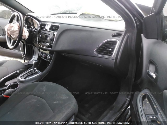 1C3CCBAB9CN149275 - 2012 CHRYSLER 200 LX BLACK photo 5