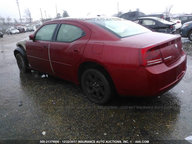 2B3KA53H97H616713 - 2007 DODGE CHARGER R/T RED photo 3