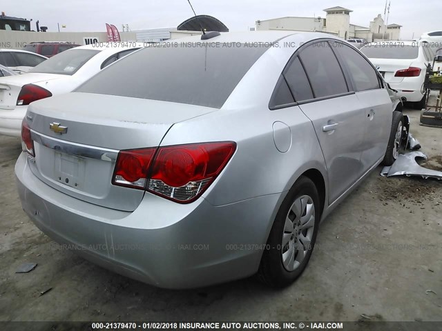 1G1PC5SH5G7157393 - 2016 CHEVROLET CRUZE LIMITED LS SILVER photo 4