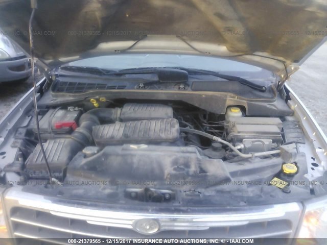 1A8HW58P97F525073 - 2007 CHRYSLER ASPEN LIMITED SILVER photo 10